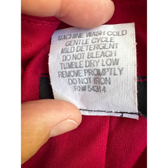 Y2K Babydoll Midi Dress‎ Womens Small Red High Low Holiday Party Fairy 90s Lined - Picture 11 of 11